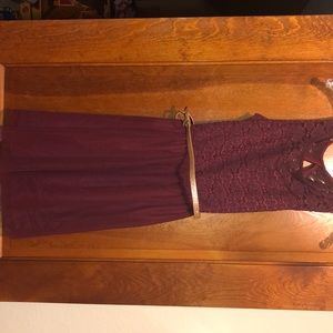 Burgundy Dress